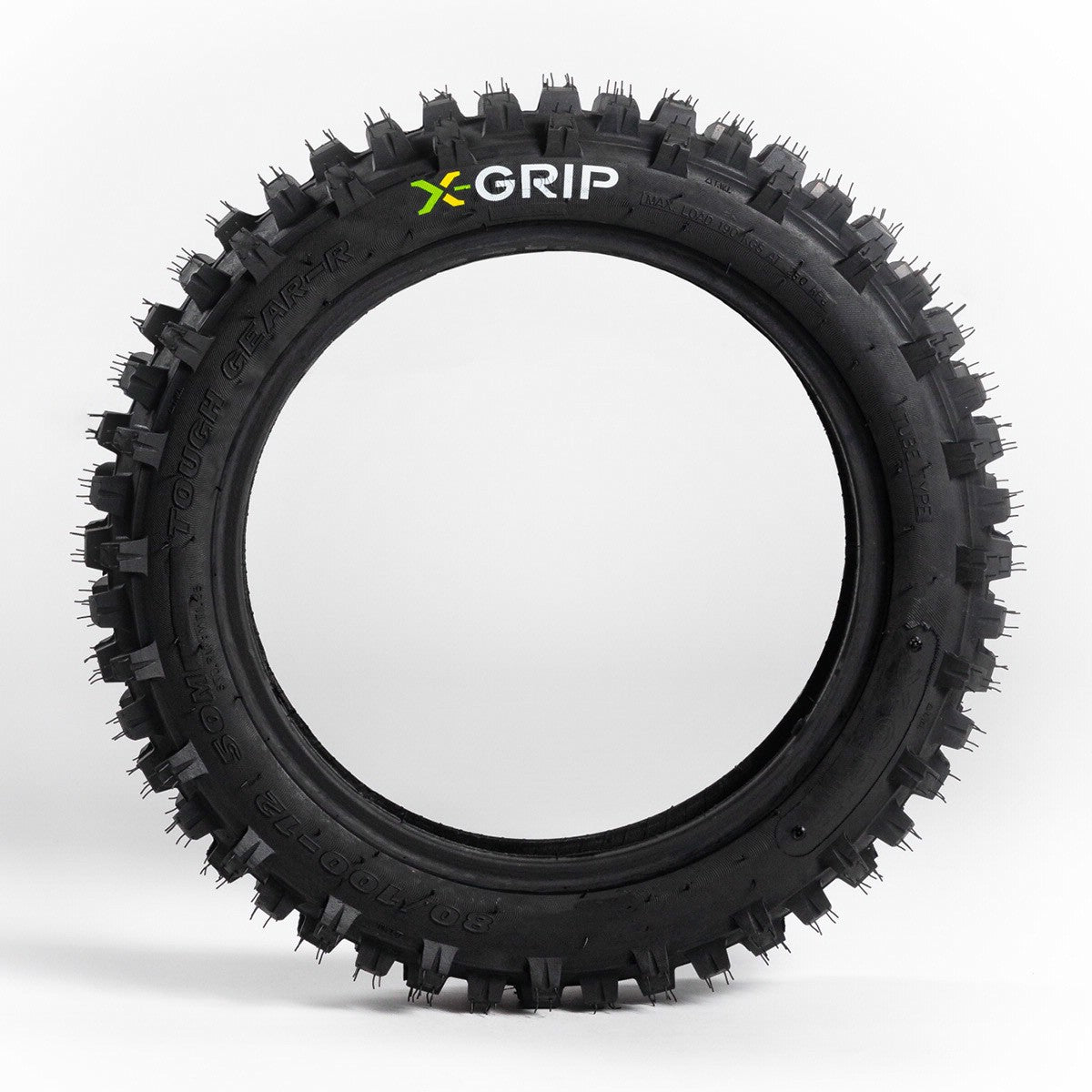 X-Grip ToughGear Rear 12" Rear Youth Tire (Soft) 80/100-12